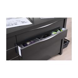 Hettich Griffleiste, mit Harpunensteg, L 1195mm Codania 9210063, Aluminium edelstahloptik gebürstet Breite 45mm, Höhe 10mm