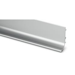 Hettich Griffleiste, individuell ablängbar, L 3500mm Canis L 9210115, Aluminium silber eloxiert Breite 53,5mm, Höhe 23mm