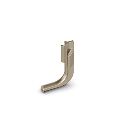 Hettich Griffmulde-Innenecke, 90°, FormL-Form Canis L 9210119, Aluminium edelstahloptik