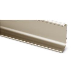 Hettich Griffleiste, individuell ablängbar, L 3500mm Canis C 9210132, Aluminium edelstahloptik eloxiert Breite 70mm, Höhe 23mm