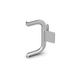 Hettich Griffmulde- Außenecke, 90°, C-Form Canis C 9210138, Aluminium silber