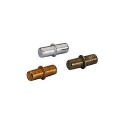 Hettich Bodenträger, mit beidseitigen Zapfen Duplo, 1004701, Stahl, Kunststoff zum Stecken