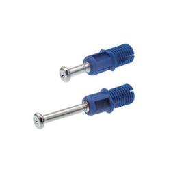Hettich Einschraubdübel, Bohr Ø 8mm, Spannmaß 20mm Rapid S DU 325 9046182, blau, verzinkt