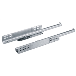 Hettich Unterflur-Teilauszug, Quadro 25, 320mm, links 9099959, Push-to-open Mindestkorpustiefe 333mm, Aufschiebemontage