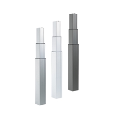 Hettich Hubsäule, elektromotorisch, Hub 675mm LegaDrive 9145743, Aluminium silber eloxiert Höhenverstellung 575 - 1250mm