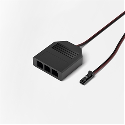 LED 3-fach Verteiler sw 180mm Leitung 12 Volt Nr. 3685201