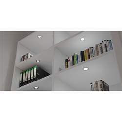 LED Eco Spot Edelstahl-Optik ww 12VDC, 1.5W, 1.8 warmweiss Nr. 3215319
