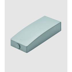 Hettich Öffnungssystem, Push to open Silent, 9239099, für voll und halb vorliegende/einliegende Türen, für Winkelanwendungen, batteriebetrieben, fenstergrau zum Anschrauben