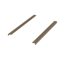 Hettich Schubkasten-Dekorprofil, Kunststoff nussbaum ArciTech, 9240698, Nennlänge 650mm, zum Aufkleben