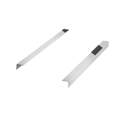 Hettich Schubkasten-Dekorprofil, Kunststoff chromoptik InnoTech Atira, 9240704, Nennlänge 620mm, zum Aufkleben