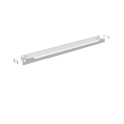 Hettich Tischgestell-Kabelkanal, 1040-1840mm, Stahl LegaDrive Systems 9243064, weiß pulverbeschichtet