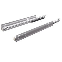 Hettich Unterflur-Vollauszug, 300mm, St, ls/rs, 10kg Quadro V6 9243685, EB 10,5mm, Push to open Silent, Aufschiebemontage