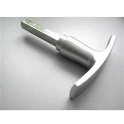 Nemef Garagentorgriff 3041/4 Vierkant 9mm, M6, 100mm Stiftlänge Nr. 9304104106