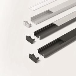 ChannelLine D schwarz 300 mm, Profil ohne Abdeckung, einzeln verpackt Nr. 5000601