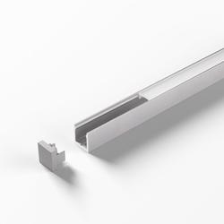 LED ChannelLine i3 Profil, opal, 10er Set, L=3000mm, Alu- und Abdeckprofil Nr. 5560812