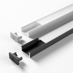 LED ChannelLine D Profil, opal L=3000mm, Alu- und Abdeckprofil Nr. 5587302