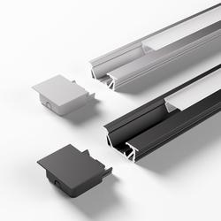 ChannelLine G2 Profil, black, opal, 10er Set L=3000mm, Alu- und Abdeckprofil Nr. 5587616