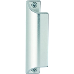 Hoppe Balkon-/Fenstertür-Ziehgriff, 430, 90mm, Alu, F1 naturfarbig, sichtbar verschraubt, mit Schrauben, (DIY-Sortiment) Nr. 11540145