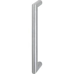 Hoppe HT-Stoßgriff, Gehrung, E5015, L:380mm, D:30mm, BA350, BS-1102, Edelstahl matt Nr. 2206782
