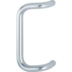 Hoppe HT-Stoßgriff, gekröpft, Aluminium 5110, BA300, F1 naturfarbig eloxiert Nr. 8051419