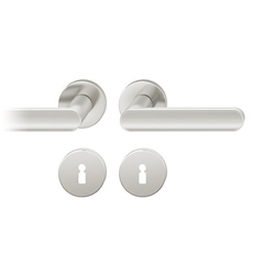 FSB ASL® Drückergarnitur, DIN Links-Rechts, BB gelocht, 12 1259, Tiefschwarz, Vierkant 8mm, Stärke Abdeckung 7mm, TS 39-58mm Nr. 0 12 1259 01302 8120