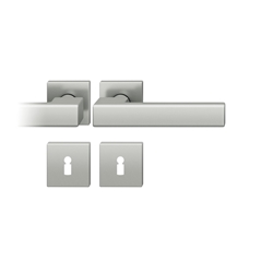 FSB ASL® Drückergarnitur, DIN Links-Rechts, BB gelocht, 12 1183, Tiefschwarz, Vierkant 8,5mm, Stärke Abdeckung 7,2mm, TS 39-58mm Nr. 0 12 1183 04104 8120