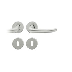 FSB ASL® Drückergarnitur, DIN Links-Rechts, Blind, 12 1023, Edelstahl, Vierkant 8,5mm, Stärke Abdeckung 7mm, TS 39-58mm Nr. 0 12 1023 01324 6204