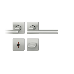 FSB ASL® Drückergarnitur, DIN Links-Rechts, WC Schauscheibe/Schlitzkopf, 12 1035, Neusilberfarbig, Vierkant 8,5mm, Stärke Abdeckung 7,2mm, TS 39-58mm Nr. 0 12 1035 04588 0205
