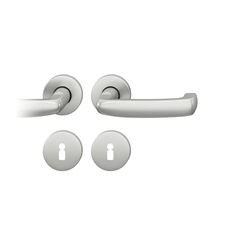 FSB ASL® Drückergarnitur, DIN Links-Rechts, BB gelocht, 12 1159, Edelstahl, Vierkant 8,5mm, Stärke Abdeckung 7mm, TS 39-58mm Nr. 0 12 1159 01304 6204
