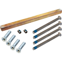 FSB ASL® OT-Befestigungsset, verzinkt, 05 0565, TS 25-38mm, Vierkant 8mm, für Rosetten-Drückergarnitur Nr. 0 05 0565 00800 0000