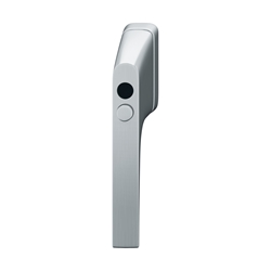 FSB DK-Fenstergriff, abschließbar, DIN Links-Rechts, 34 3491, Edelstahl fein matt, mit Stütznocken, Ø 10mm, verdeckt verschraubt, Vierkant 7mm, Stiftlänge 34mm Nr. 0 34 3491 00059 6204
