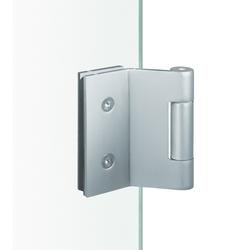 FSB ZT-Ganzglastürband, VG 3990K 13 4228, Stahl, DIN Links, 2tlg., verchromt matt, DIN Links, Gleitlager, Rollenlänge 95mm Nr. 0 13 4228 05104 5704