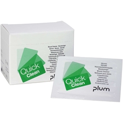 Plum 5151 QuickClean Wundreiniger Box mit 20 Stück, enthält steriles Wasser, für die Nachfüllung der QuickSafe Box und für den Einzeleinsatz