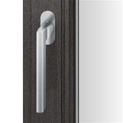 FSB DK-Fenstergriff, ovale Rosette, DIN Links-Rechts, 34 1035, Edelstahl fein matt, ohne Stütznocken, Vierkant 7mm, flächenbündig, Stiftlänge 14-28mm Nr. 0 34 1035 09034 6204