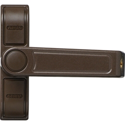 Abus FT-Zusatzschloss, 2410, AL0145 abschließbar, gleichschließend, Stahl braun Made in Germany Nr. 89619