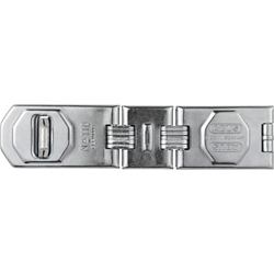 Abus Tür-Gelenk-Überfalle, mit Ösenplatte, Stahl 110/195 zum Anschrauben,L 195mm,H 45mm Nr. 01479