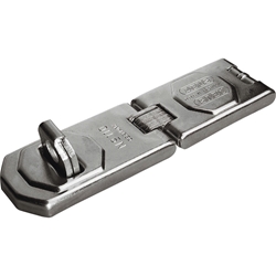 Abus Tür-Gelenk-Überfalle, mit Ösenplatte, Stahl 110/195 zum Anschrauben,L 195mm,H 45mm Nr. 01479