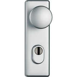 Abus FH-Schutz-Wechselgarnitur,Kurzschild,eckig,PZ,E72,VK9,RH15 KKZS700 FS,naturfarbig eloxiert Nr. 10012858-01