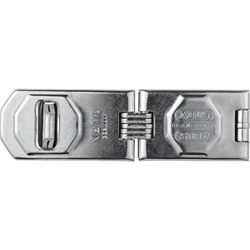Abus Tür-Gelenk-Überfalle, mit Ösenplatte, Stahl 110/155 zum Anschrauben,L 155mm,H 45mm Nr. 01475