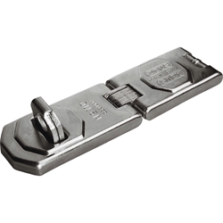 Abus Tür-Gelenk-Überfalle, mit Ösenplatte, Stahl 110/155 zum Anschrauben,L 155mm,H 45mm Nr. 01475