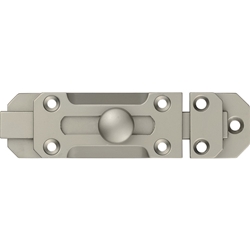 Abus Tür-Grendelriegel,mit Schlaufe,B24xL87mm SRD70, Zinkdruckguss, vernickelt Nr. 59683