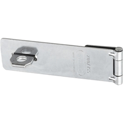 Abus Tür-Überfalle, mit Ösenplatte, Stahl 200/155, korrosionsgeschützt zum Anschrauben,L 155mm,H 47mm Nr. 01629
