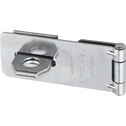 Abus Tür-Überfalle, mit Ösenplatte, Stahl 200/155, korrosionsgeschützt zum Anschrauben,L 155mm,H 47mm Nr. 01629
