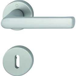 Hoppe Drückergarnitur Hamburg 1700/42KB/42KBS BB SST RHF F31-1 Edelstahloptik matt Nr. 11907861 (alt: 11761647)