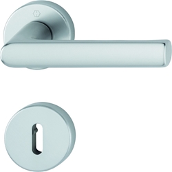 Hoppe Drückergarnitur Hamburg 1700/42KB/42KBS BB SST RHF F1 Alu Natur Nr. 11907836 (alt: 11761611)
