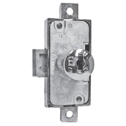 MLM Drehstangenschloss 750, 18mm Durchmesser, 15mm Dorn, Metallguss vernickelt, Links/Rechts verwendbar, gleichschließend Nr. 1475722150 gl