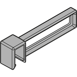Blum AMBIA-LINE Längsteiler für Querreling, für LEGRABOX pure, seidenweiss matt (VE:40) Nr. ZC7U10F0