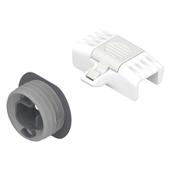 Blum Mitnehmer für Innenschubkasten, für LEGRABOX/MERIVOBOX, seidenweiss/staubgr. Nr. ZI7.0M07