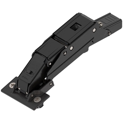 Blum CLIP top BLUMOTION Scharnier 110°, für dünne Türen, mit Feder, Topf: EXPANDO T, onyxschwarz (VE:25) Nr. 71B453T-OX