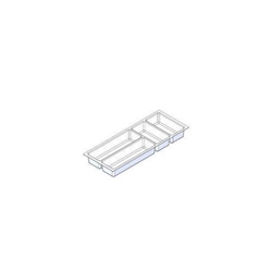 Besteckeinsatz Concept für 300mm Korpus, Breite 185/230mm, Tiefe 460/525mm, Oberfläche Pearl, Farbe Anthrazit F868 Nr. 5410225251